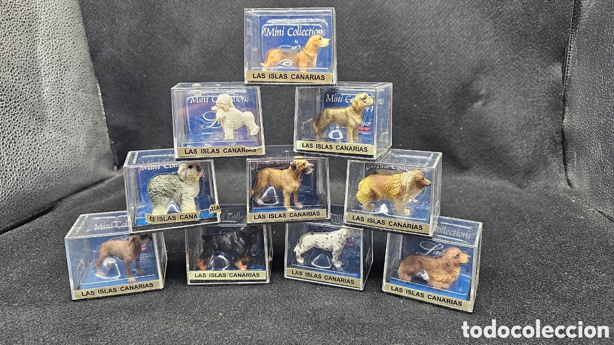 Antig&uuml;edades: Colecci&oacute;n de perritos en miniatura de resina