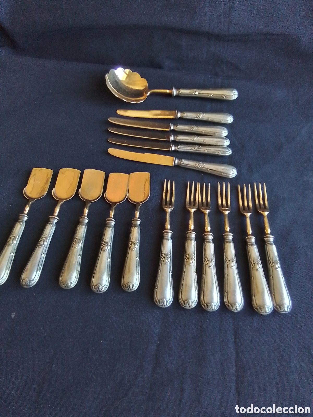 Antig&uuml;edades: Cubiertos antiguos para postre