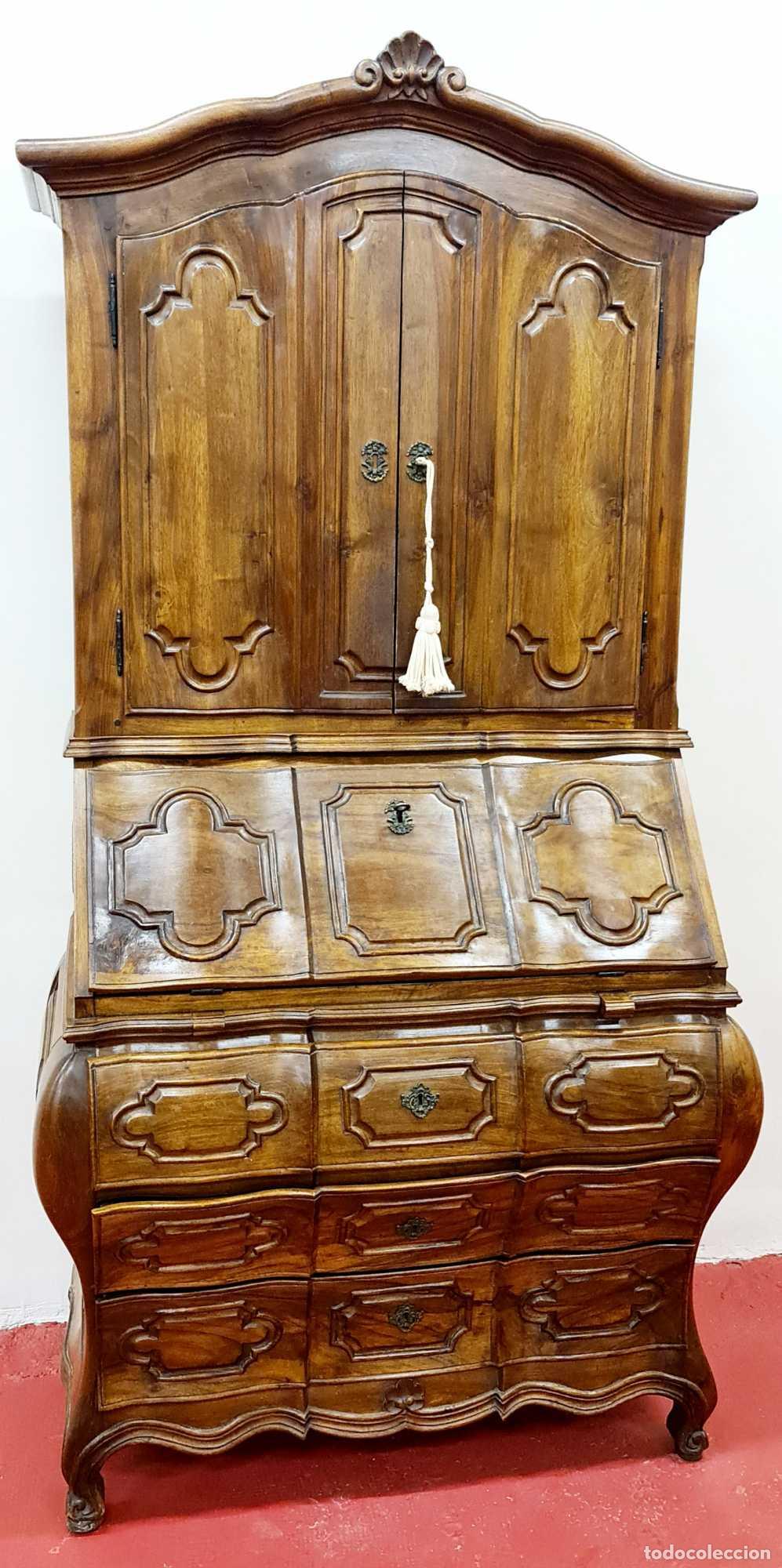 Antig&uuml;edades: COMODA O CANTERANO LIBRERIA. ESTILO BARROCO CATALAN. MADERA DE NOGAL. SIGLO XX.