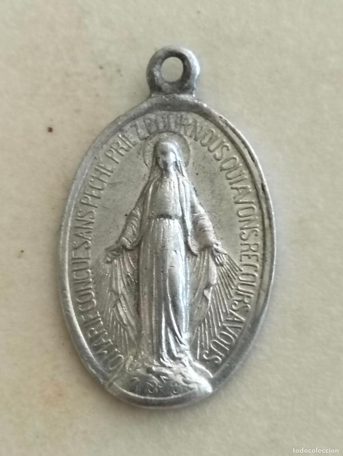Antig&uuml;edades: MEDALLA MILAGROSA, MEDIDA 9 X 22 MM