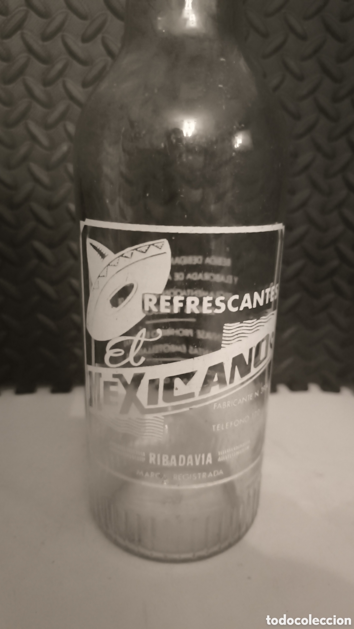 Antig&uuml;edades: Botella antigua de gaseosa