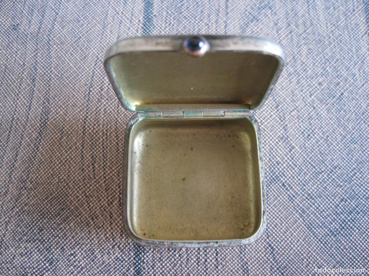 Antig&uuml;edades: Pastillero antiguo de plata - Foto 2