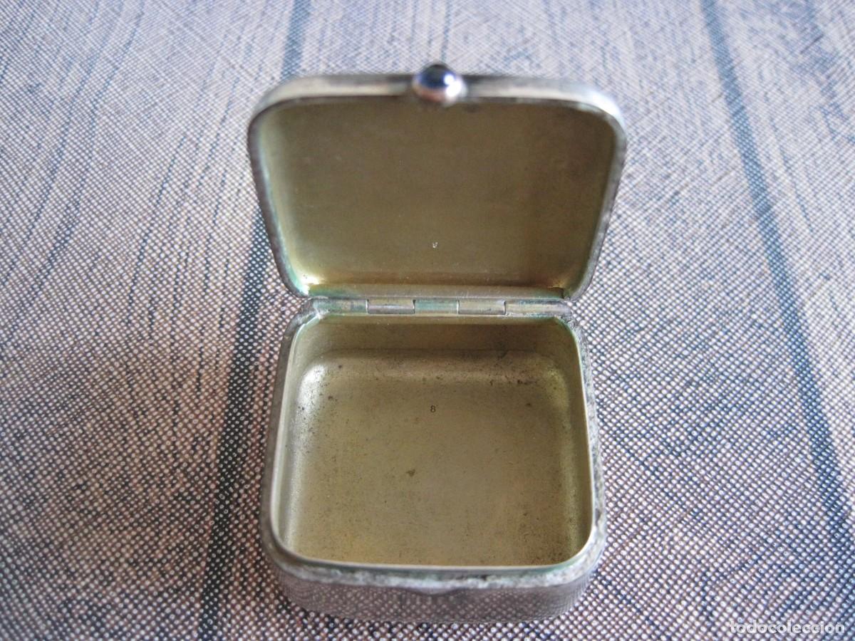 Antig&uuml;edades: Pastillero antiguo de plata - Foto 5