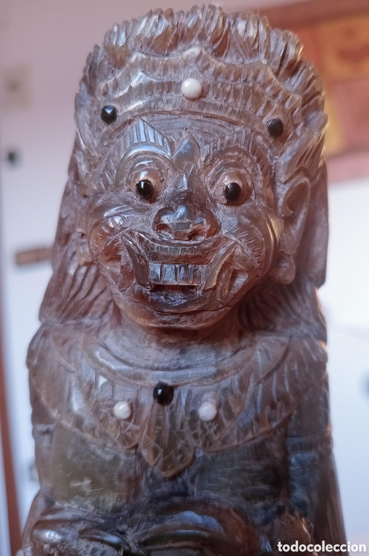 Antig&uuml;edades: Escultura balinesa ( Rangda )