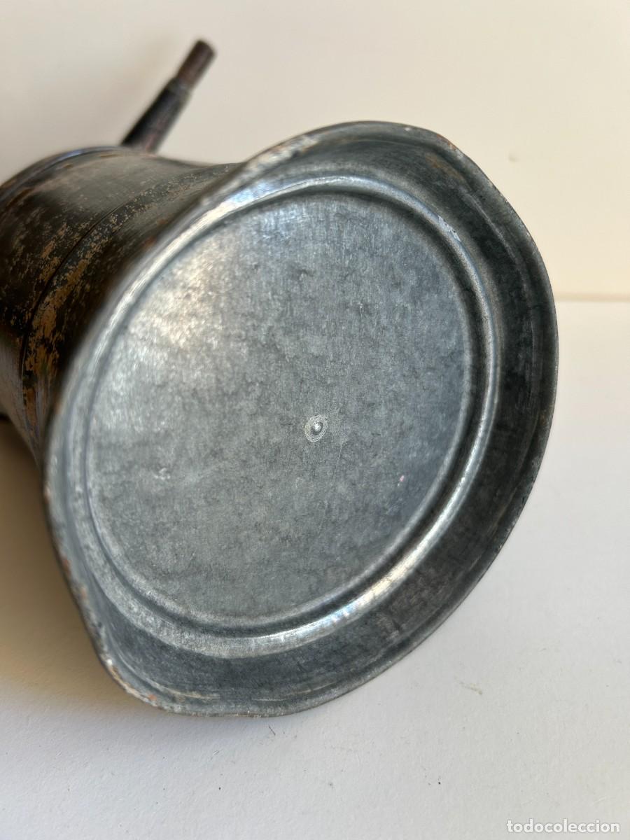 Antig&uuml;edades: Antigua l&aacute;mpara de carburo completa - Foto 4