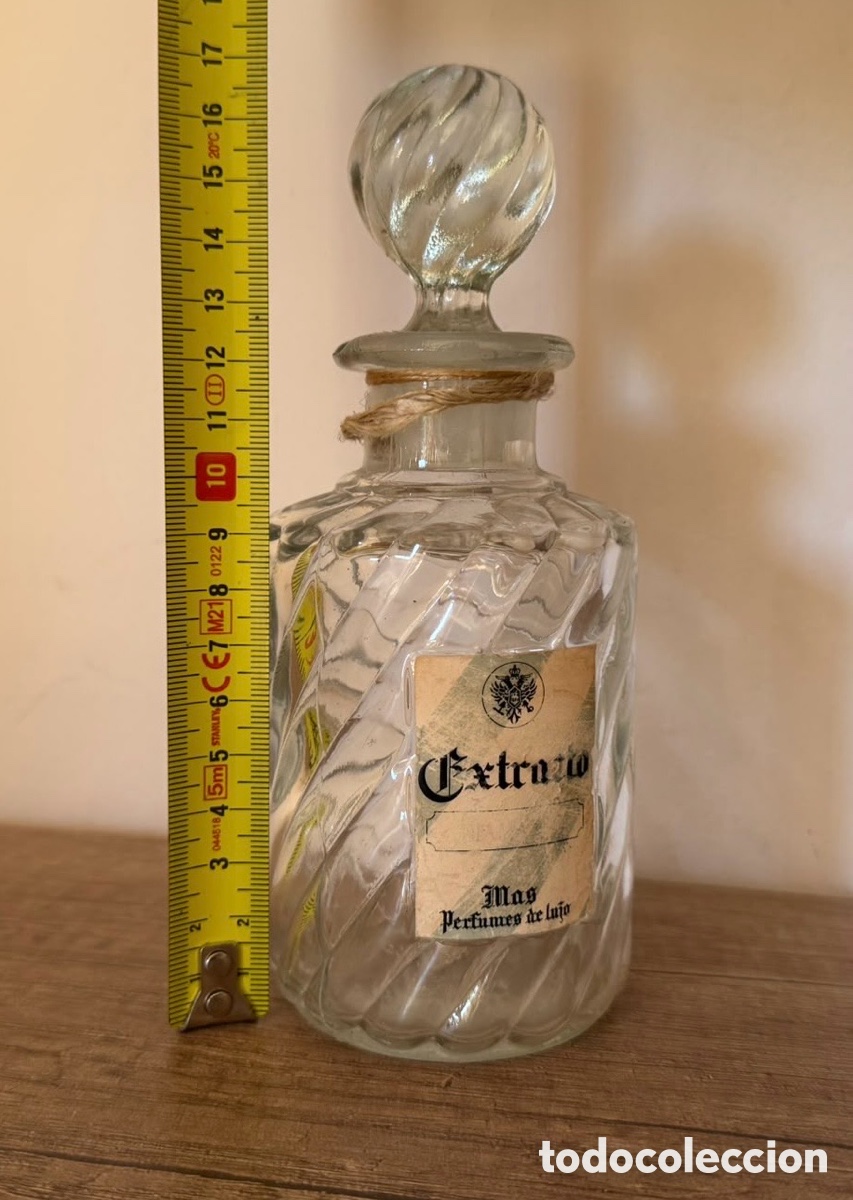 Antig&uuml;edades: Botella vac&iacute;a perfume vintage - Foto 4