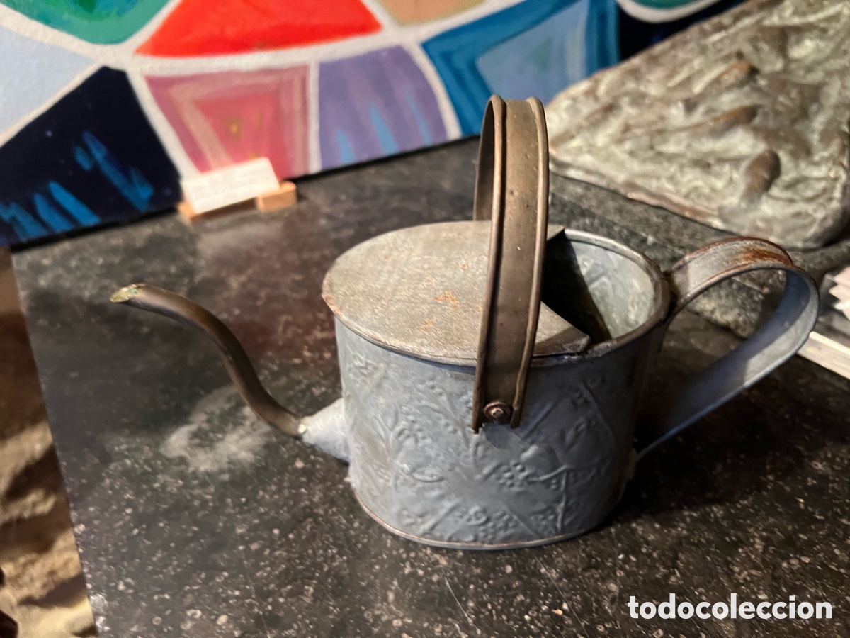 Antig&uuml;edades: Antiguo regador chapa - Foto 6