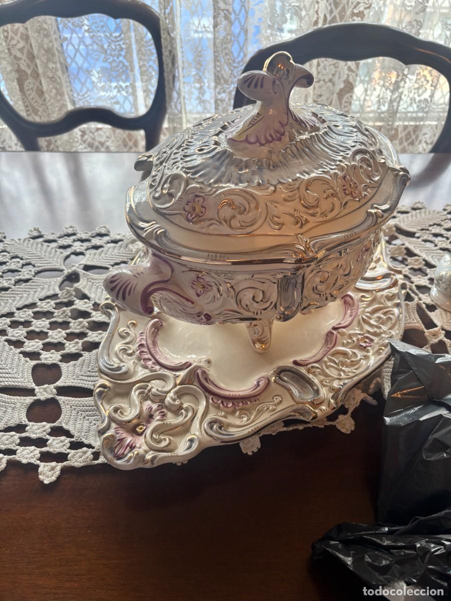 Antig&uuml;edades: JARR&Oacute;N Y SOPERA CAPODIMONTE - Foto 2