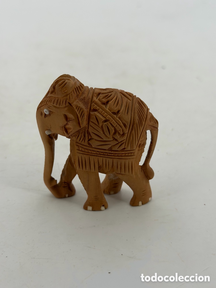 Antig&uuml;edades: Figura de Elefante en Madera - Foto 2