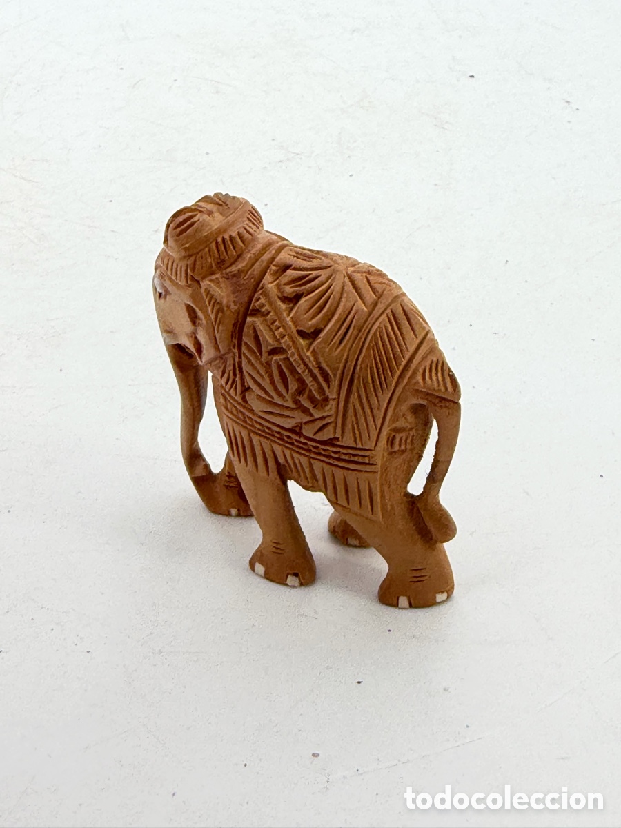 Antig&uuml;edades: Figura de Elefante en Madera - Foto 5