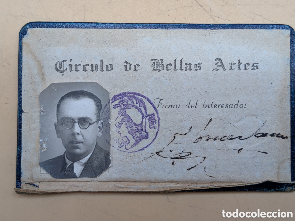 Antiquit&auml;ten: CARNET CIRCULO DE BELLAS ARTES ANTIGUO COLECCI&Oacute;N
