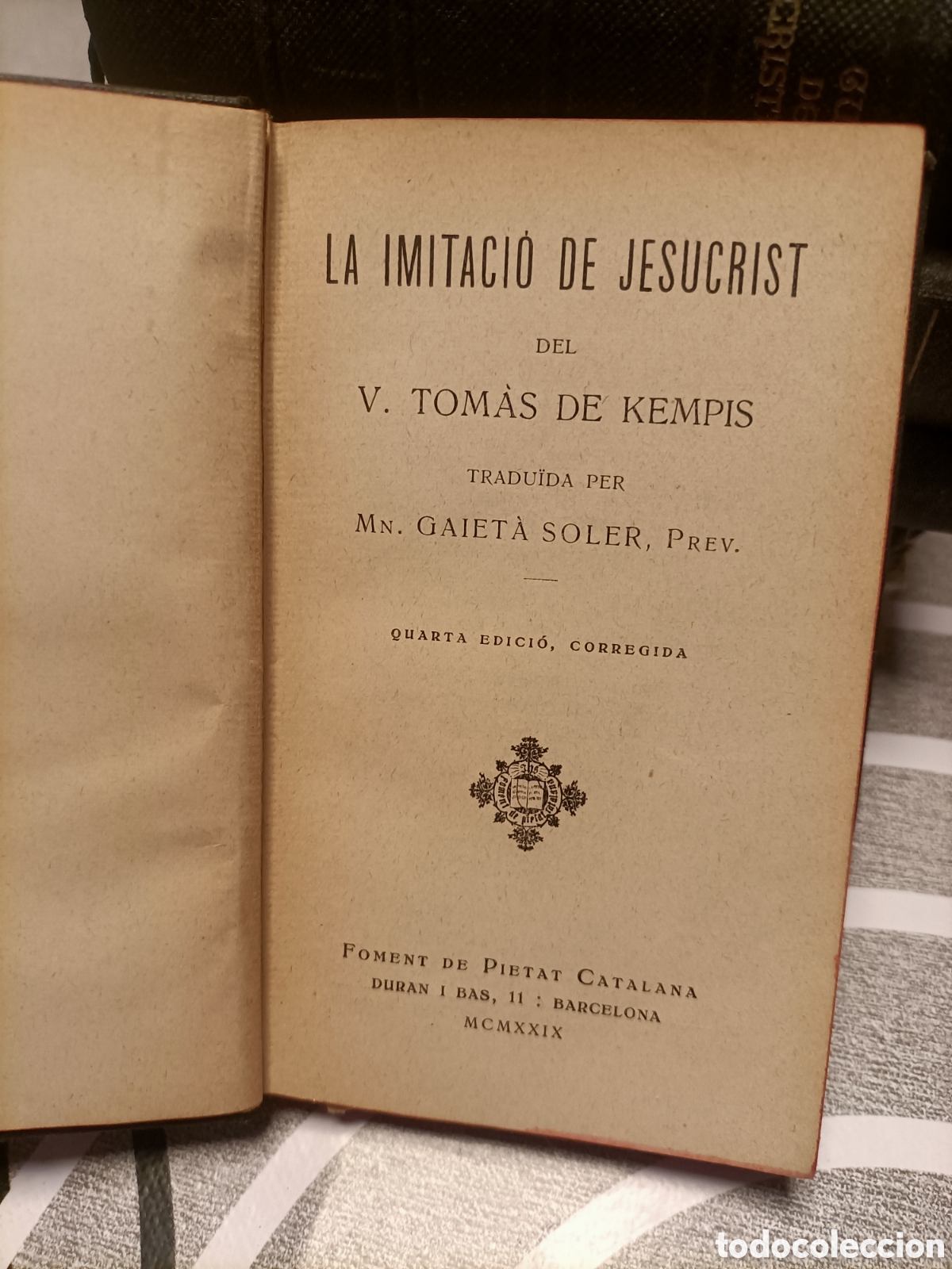 Antig&uuml;edades: La Imitaci&oacute; de Jesucrist, a&ntilde;o 1929 - Foto 6