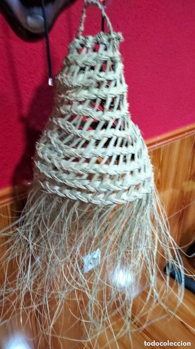 Antig&uuml;edades: lampara hecha de esparto - Foto 6