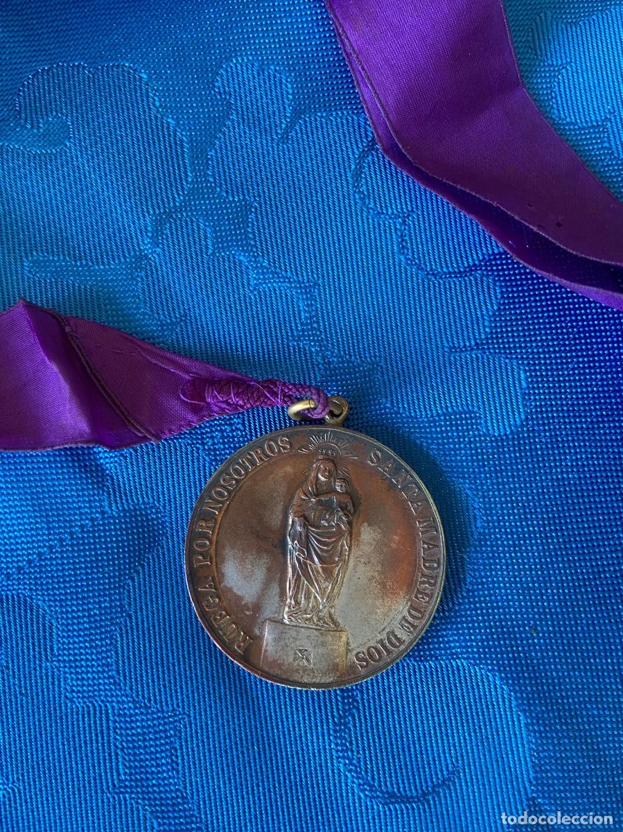 Antig&uuml;edades: MEDALLA DE LA REAL COFRAD&Iacute;A DEL ROSARIO DE NUESTRA SE&Ntilde;ORA DEL PILAR DE ZARAGOZS