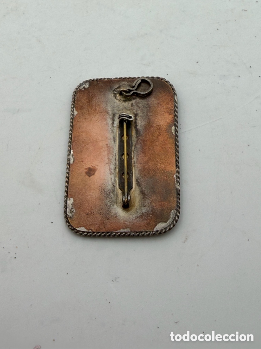 Antig&uuml;edades: Curiosa Medalla Religiosa de Cobre - Foto 5