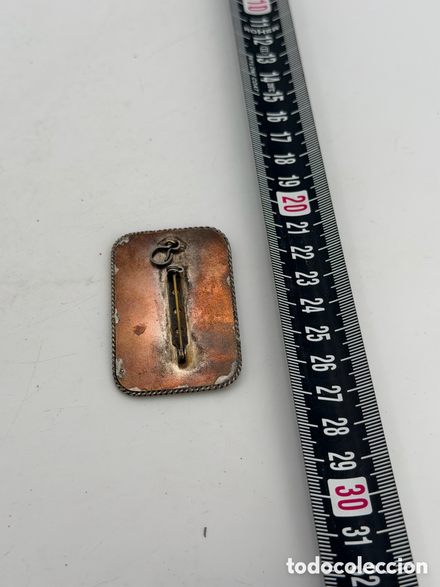 Antig&uuml;edades: Curiosa Medalla Religiosa de Cobre - Foto 6