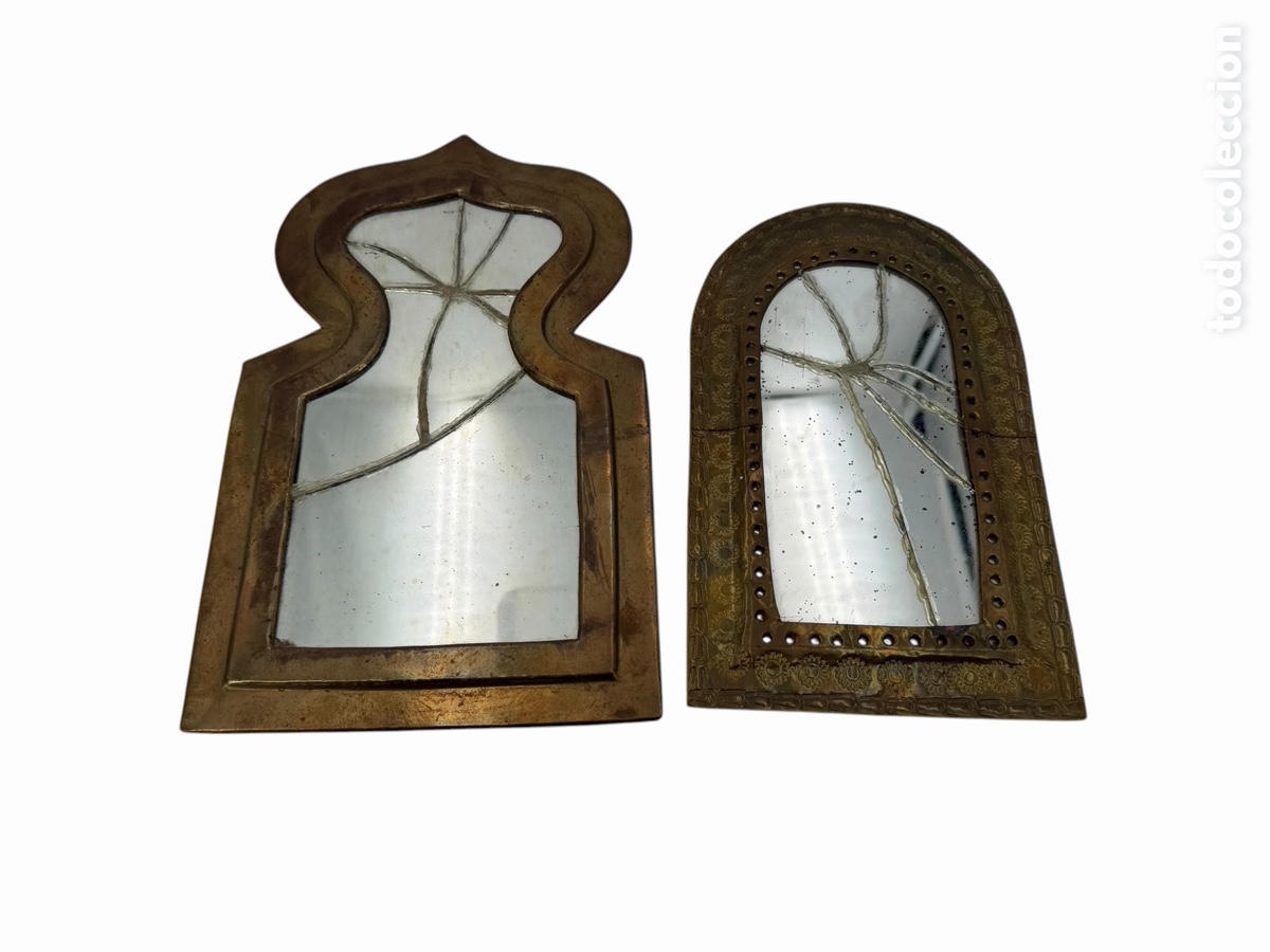Antig&uuml;edades: Pareja de Espejos antiguos decorativos
