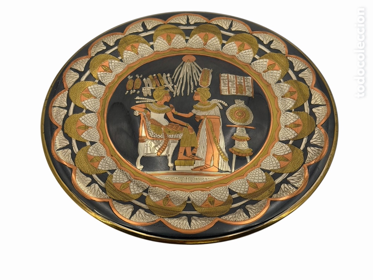 Antig&uuml;edades: Plato Relieves Egipcios - Foto 1