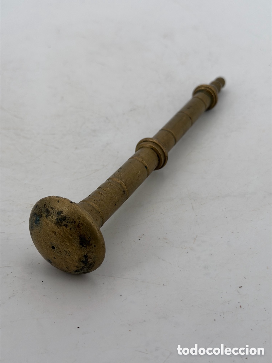 Antig&uuml;edades: Antiguo Mazo de Almirez de Bronce - Foto 2