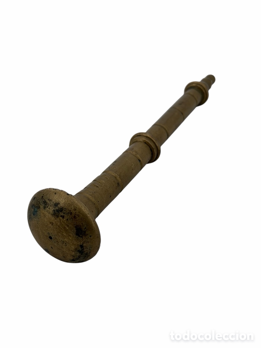 Antig&uuml;edades: Antiguo Mazo de Almirez de Bronce - Foto 1