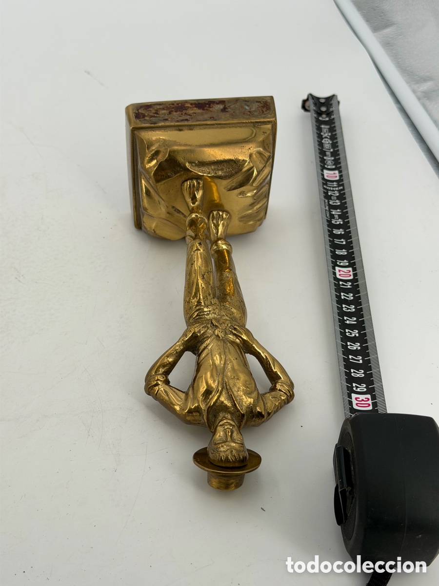 Antig&uuml;edades: Antigua Figura de Bronce - Foto 7