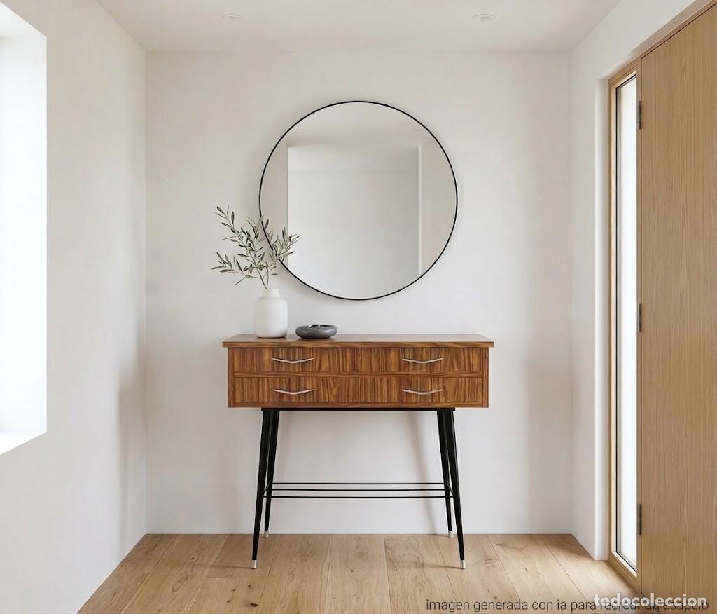 Antig&uuml;edades: Consola / Mueble Recibidor Vintage A&ntilde;os 60 &ndash; Estilo Mid-Century Modern
