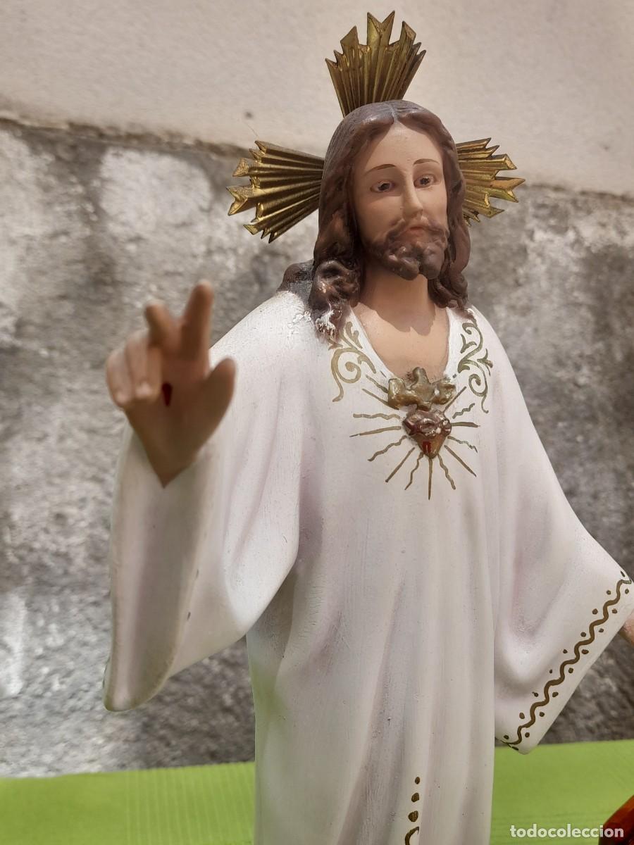 Antig&uuml;edades: Sagrado Coraz&oacute;n en estuco. OLOT - Foto 7