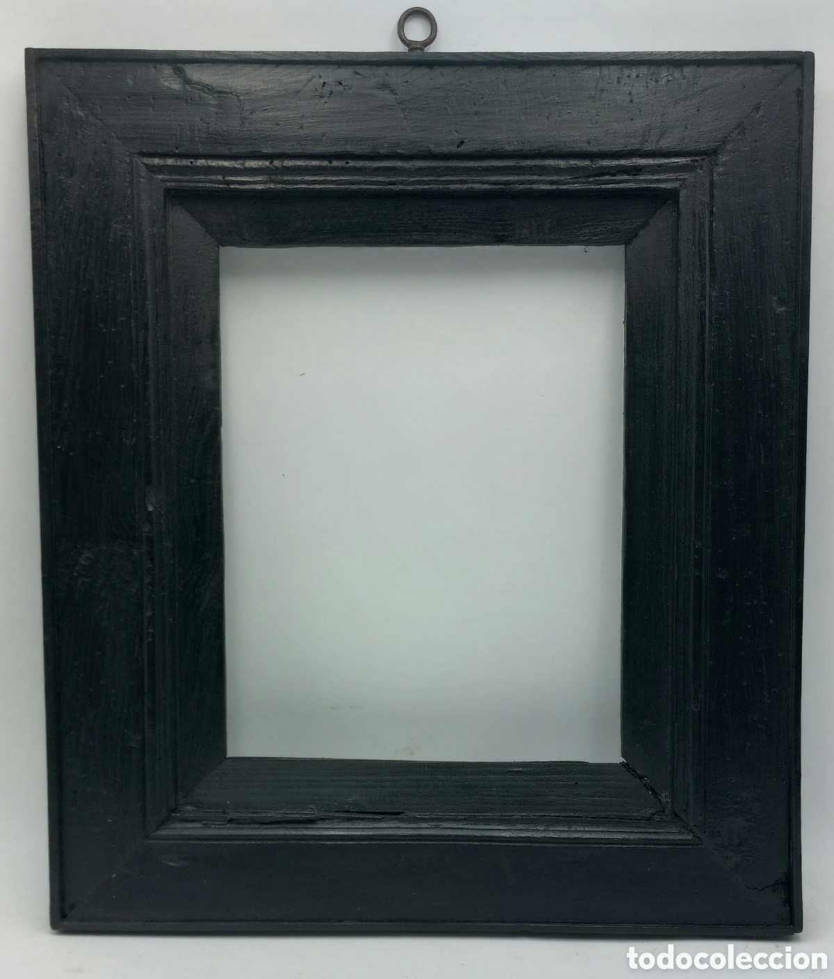 Antig&uuml;edades: MARCO DE MADERA EBONIZADA S.XVIII - Foto 1