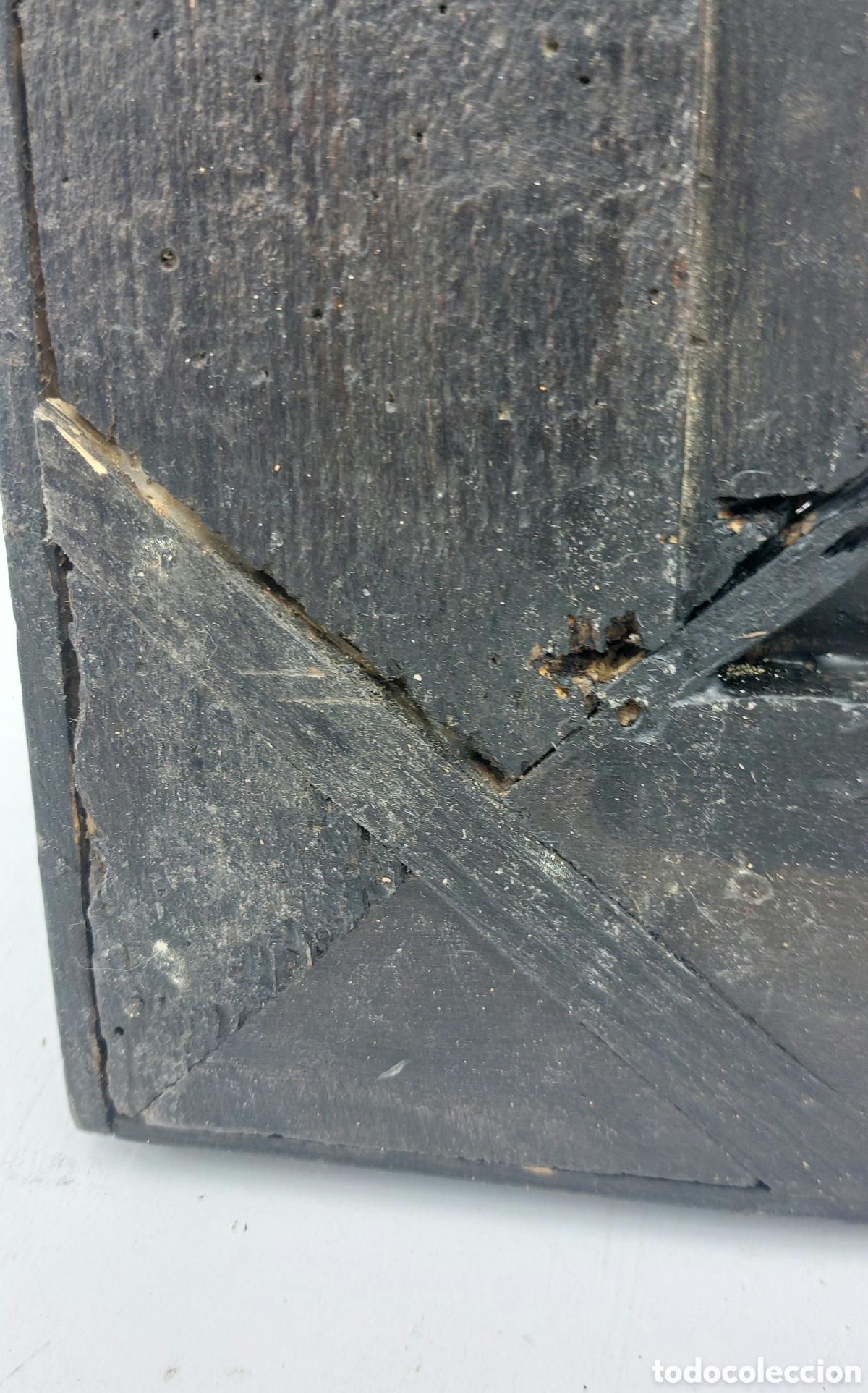 Antig&uuml;edades: MARCO DE MADERA EBONIZADA S.XVIII - Foto 14