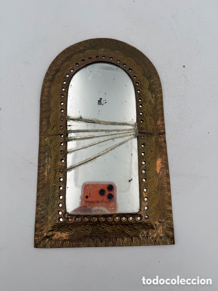 Antig&uuml;edades: Antiguo Espejo Decorativo - Foto 3