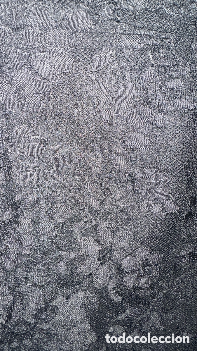 Antig&uuml;edades: Antigua mantilla negra - Foto 5