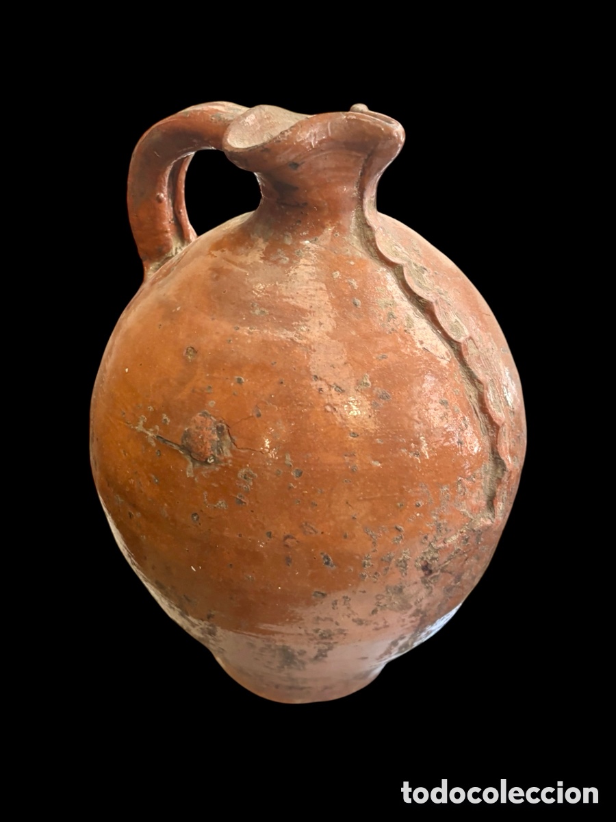 Antig&uuml;edades: Preciosa vinagrera. Aragonesa. Bajo Arag&oacute;n. Esmaltada.