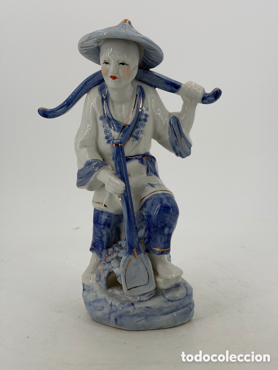 Antig&uuml;edades: Figura de Mercader de Cer&aacute;mica - Foto 2