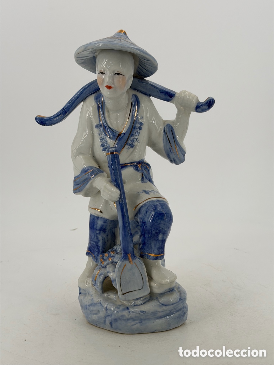 Antig&uuml;edades: Figura de Mercader de Cer&aacute;mica - Foto 3