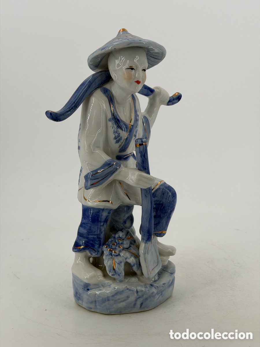 Antig&uuml;edades: Figura de Mercader de Cer&aacute;mica - Foto 4