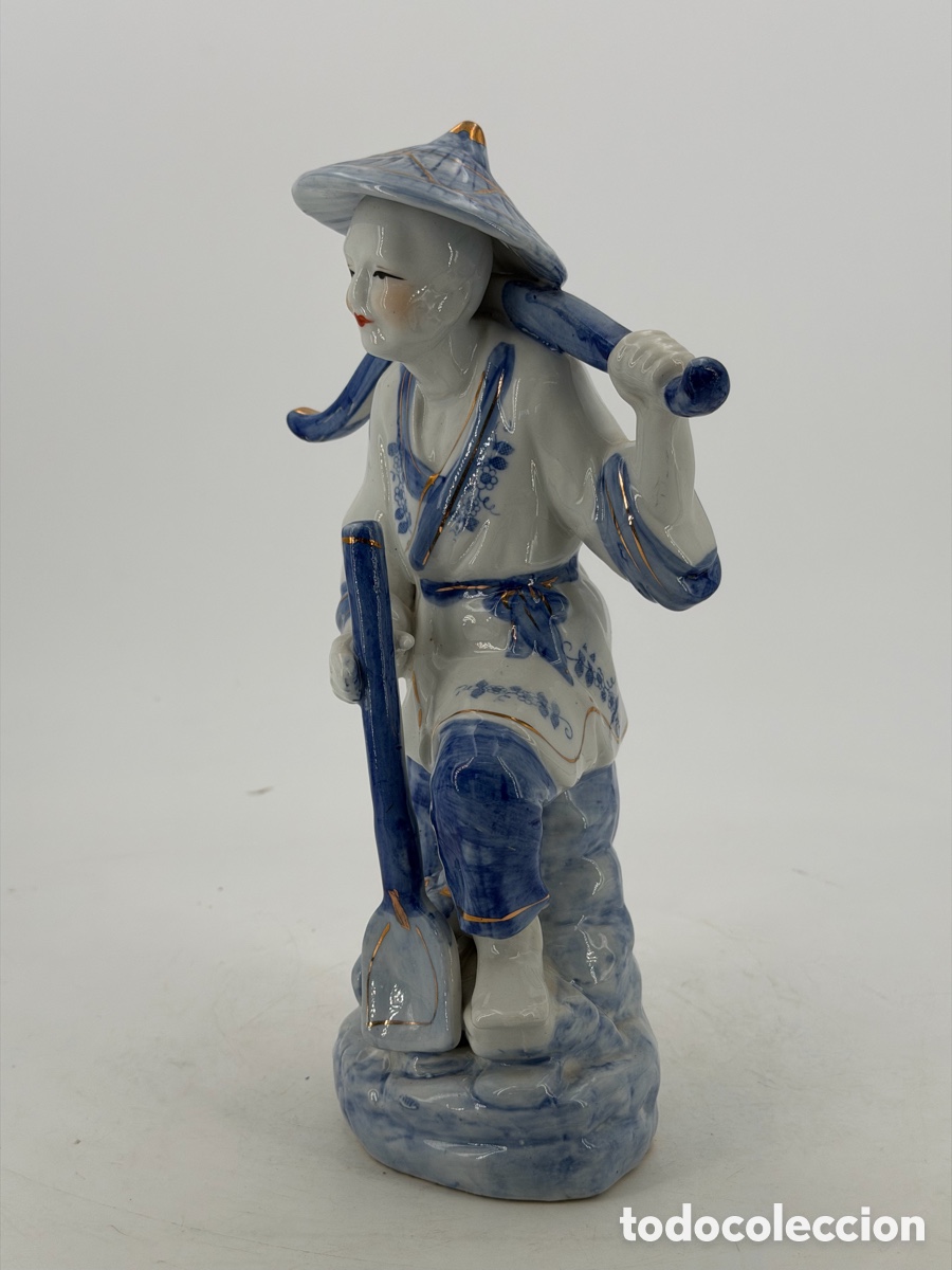 Antig&uuml;edades: Figura de Mercader de Cer&aacute;mica - Foto 5