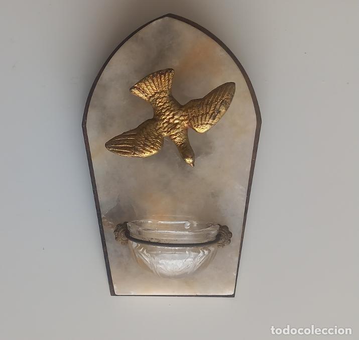 Antig&uuml;edades: ANTIGUA BENDITERA ESP&Iacute;RITU SANTO. - Foto 4
