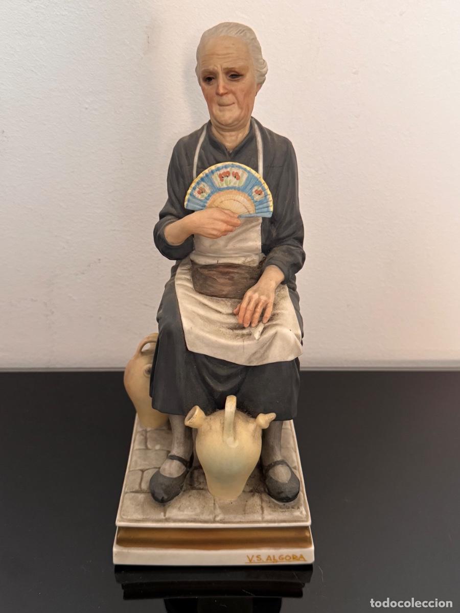 Oggetti Antichi: PRECIOSA LIMITADA FIGURA DE PORCELANA DE ALGORA &rdquo;OFICIOS / PROFESIONES POPULARES&rdquo;