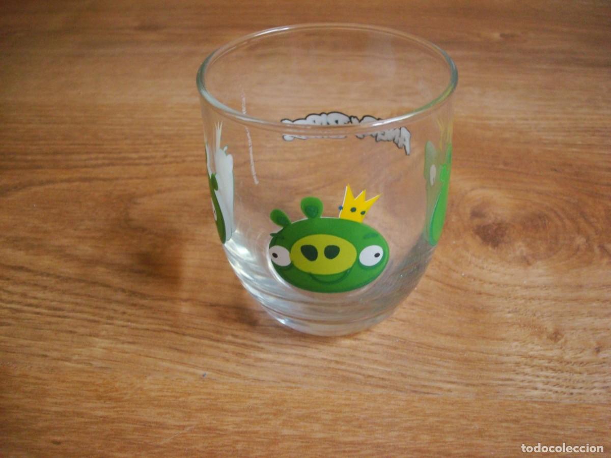 Antig&uuml;edades: Vaso de cristal Angry Birds