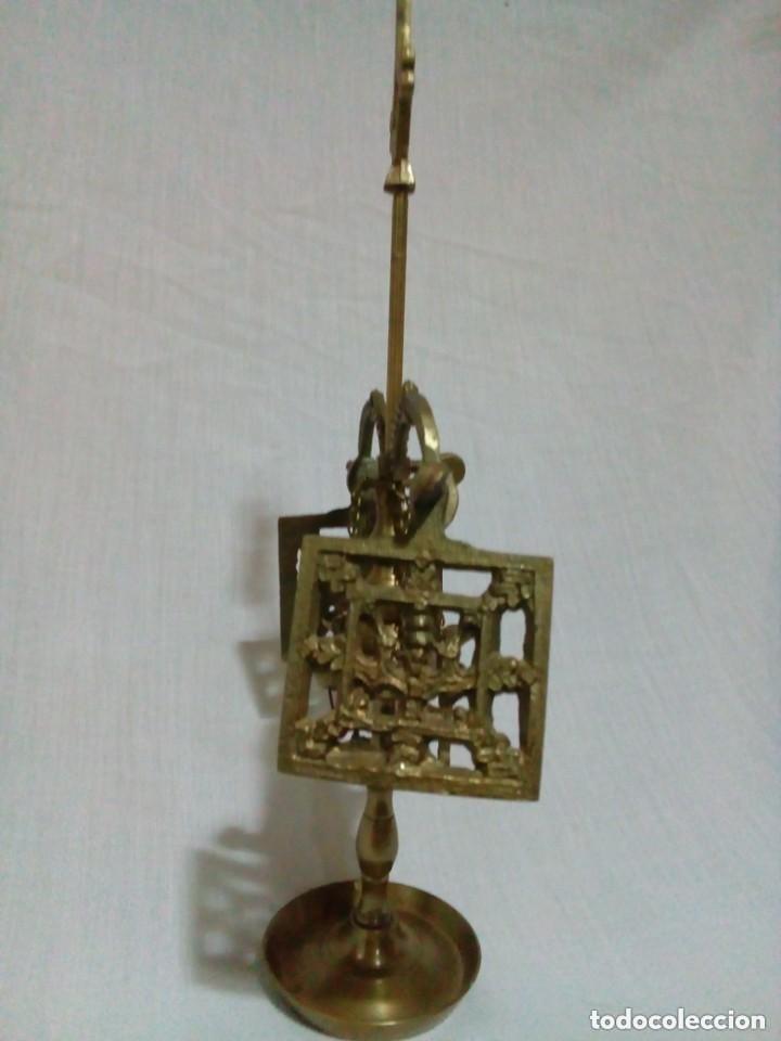 Antig&uuml;edades: CANDELABRO DE BRONCE - Foto 3