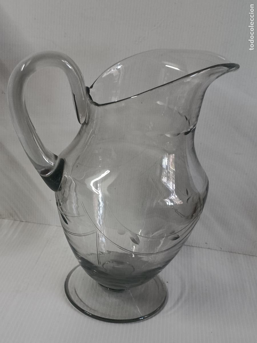 Antig&uuml;edades: LICORERA Y JARRA CRISTAL TALLADO - Foto 3