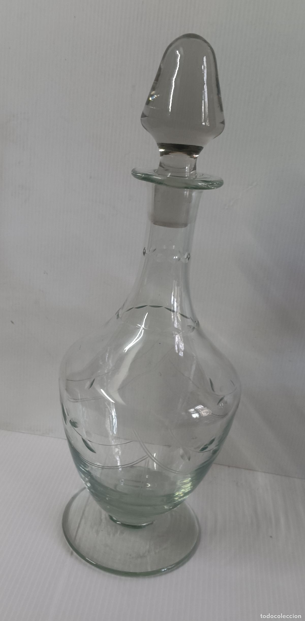 Antig&uuml;edades: LICORERA Y JARRA CRISTAL TALLADO - Foto 5