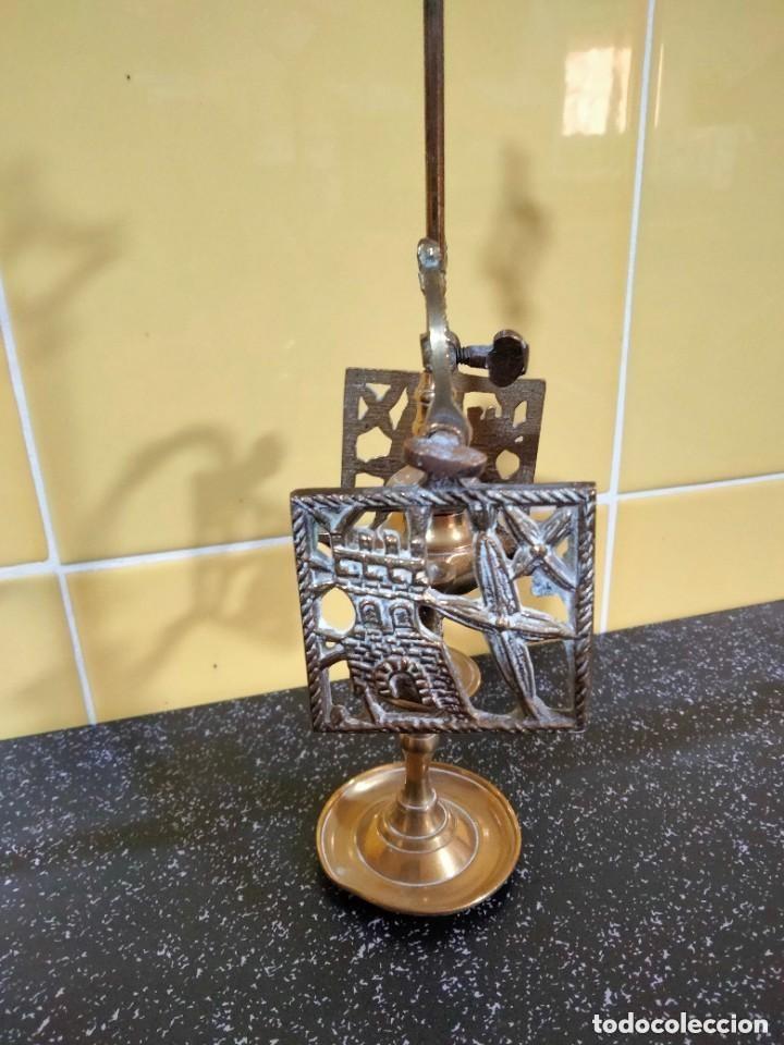 Antig&uuml;edades: CANDELABRO DE BRONCE - Foto 2