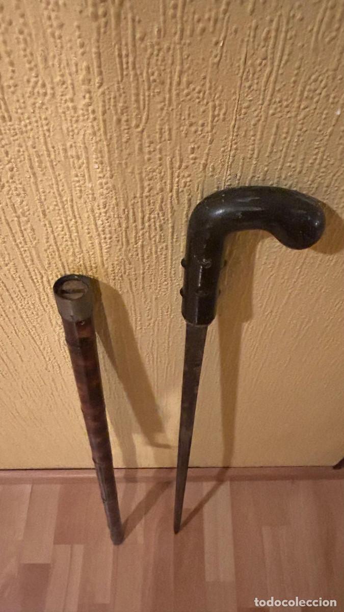 Antig&uuml;edades: Bast&oacute;n espada con empu&ntilde;adura curvada