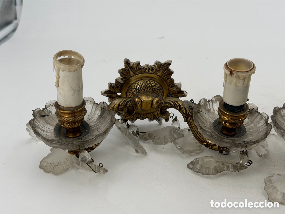 Antig&uuml;edades: Antiguos Apliques Venecianos - Foto 2