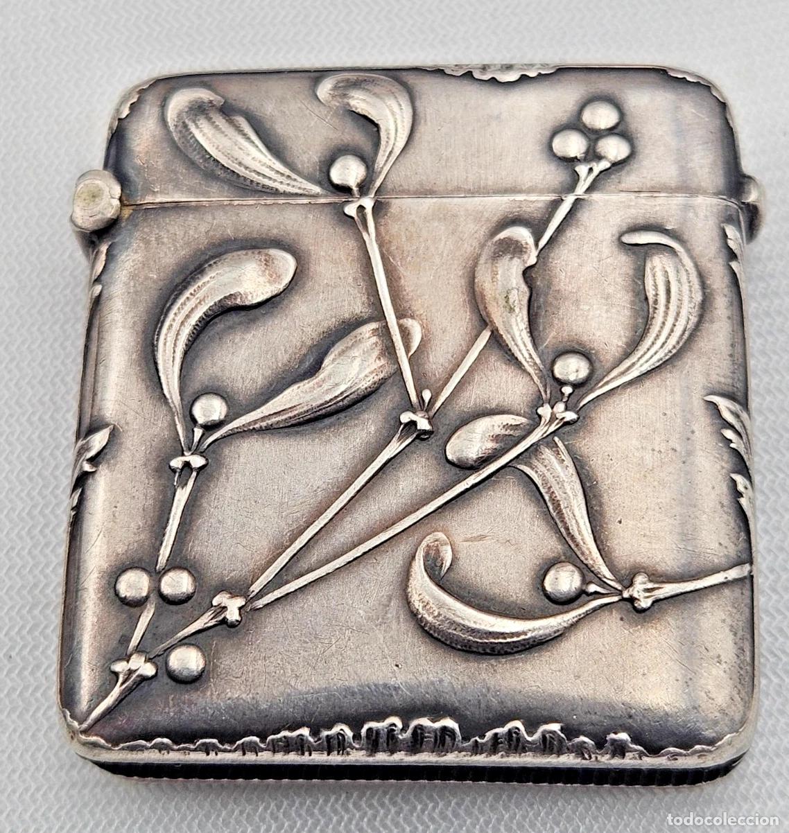 Antig&uuml;edades: ART NOUVEAU PYROGENE EN ARGENT DECOR AU GUI