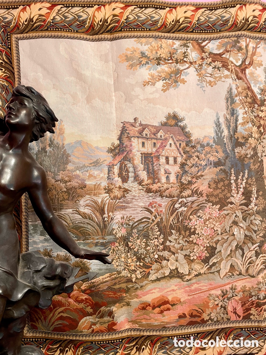 Antig&uuml;edades: Tapiz con Escenas Campestres - Foto 3