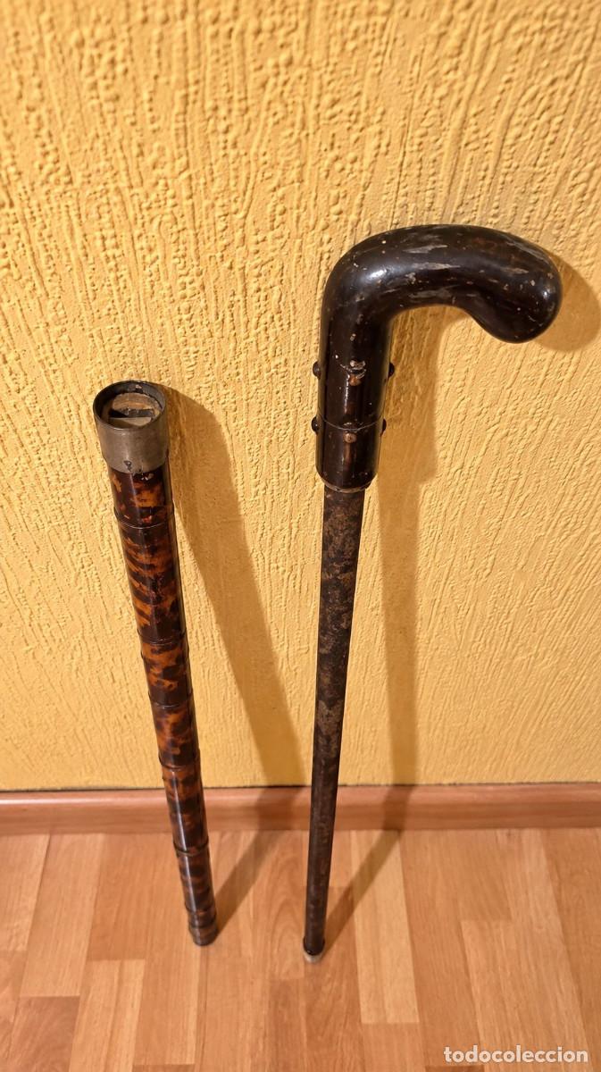 Antig&uuml;edades: Bast&oacute;n espada con empu&ntilde;adura curvada