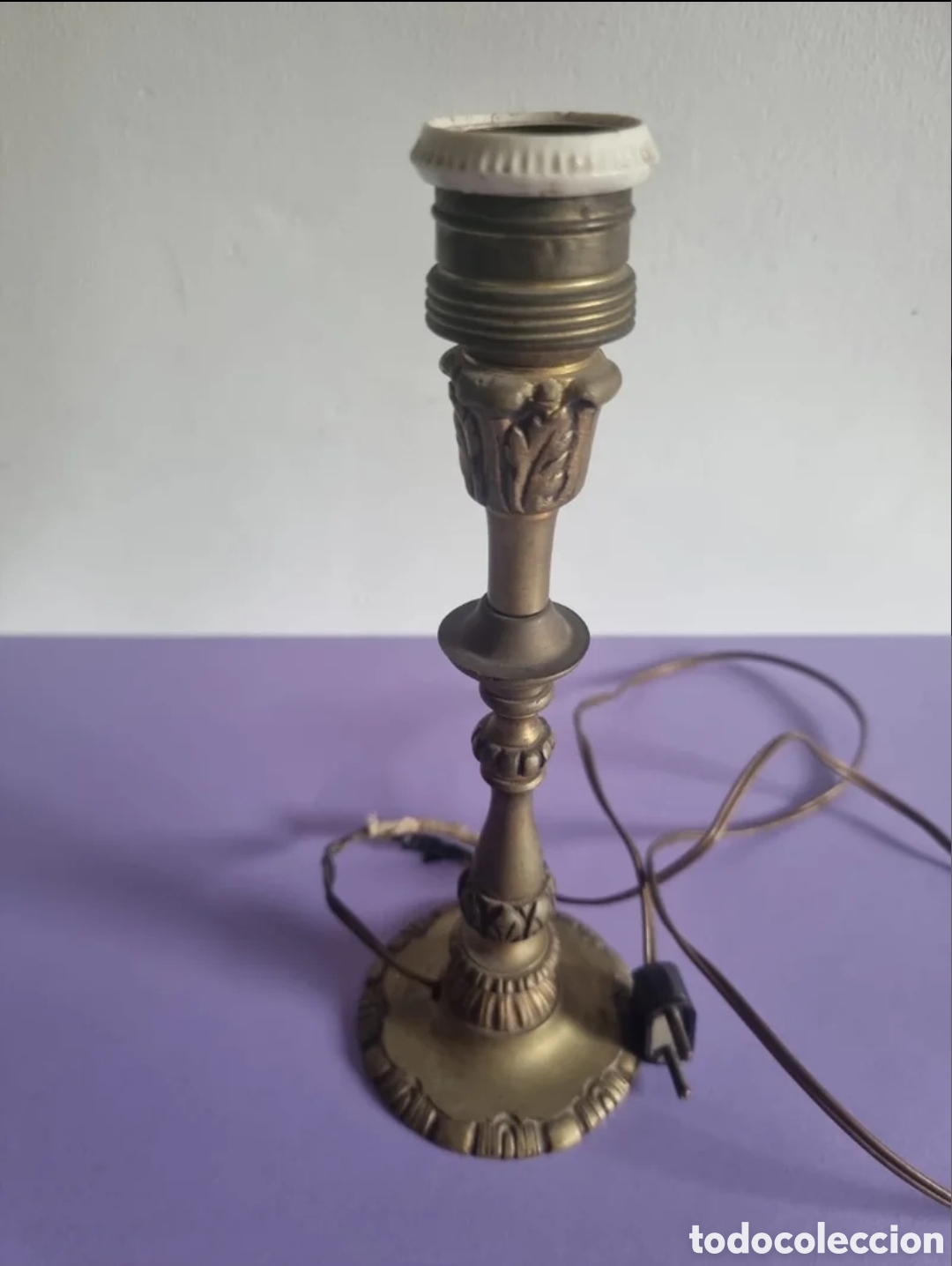Oggetti Antichi: LAMPARA DE BRONCE VINTAGE
