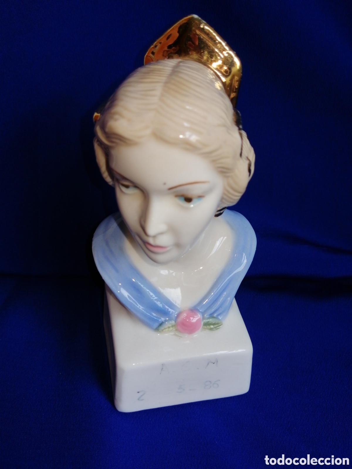 Antig&uuml;edades: FALLERA BUSTO DE FALLERA FIGURA A&Ntilde;O 1986 - Foto 2